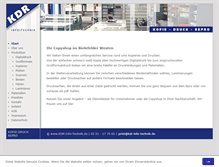 Tablet Screenshot of kdr-info-technik.de